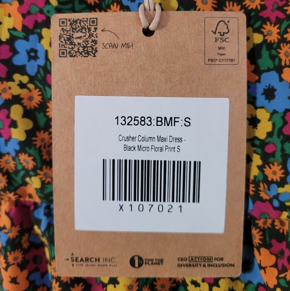 NWT Toad&Co Crusher Column Maxi Dress - Picture 3 of 8